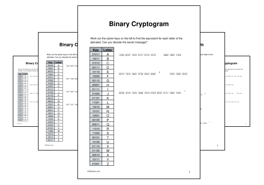 Binary Cryptogram