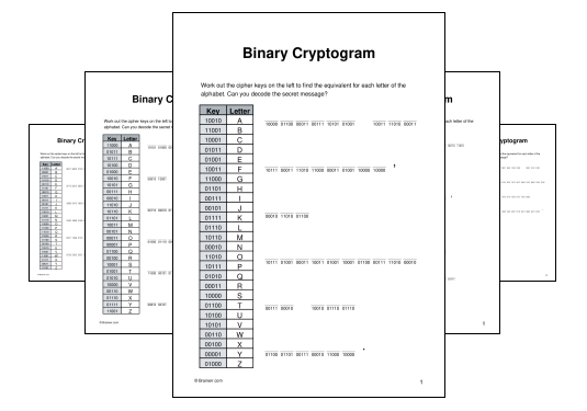 Binary Cryptogram