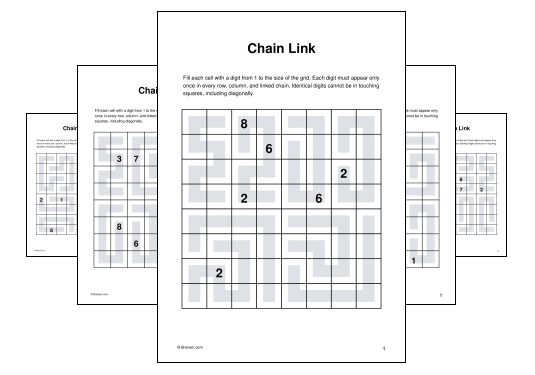 Download (PDF) Chain Link Activity for Adults (5 weeks ago) - 10 Pages