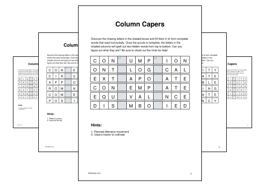 Column Capers