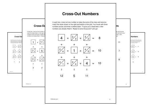 Cross-Out Numbers