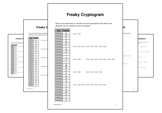 Freaky Cryptogram