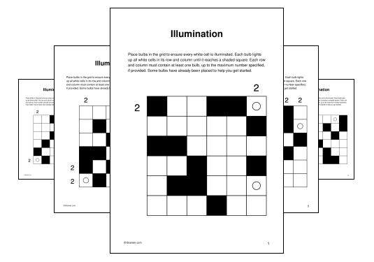 Download (PDF) Illumination Activity for Kids - 10 Pages