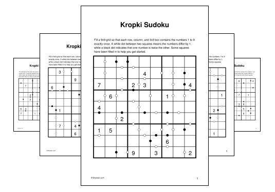 Kropki Sudoku