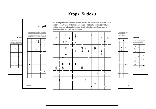 Kropki Sudoku