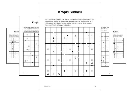 Kropki Sudoku