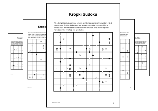 Kropki Sudoku