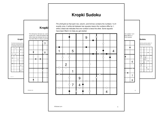 Kropki Sudoku