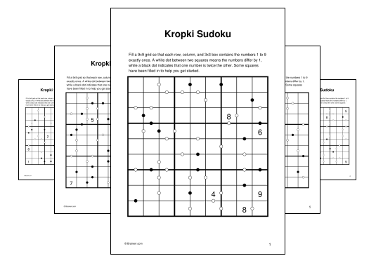 Kropki Sudoku