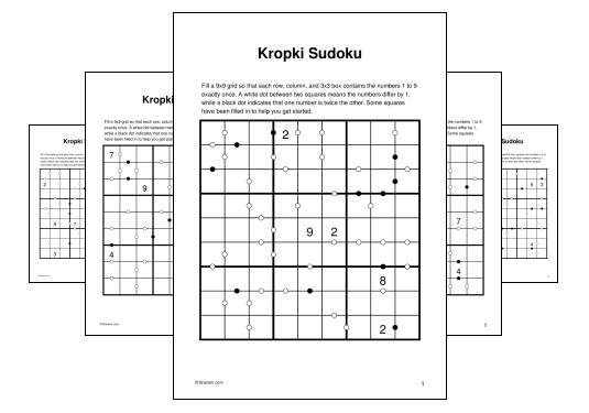 Kropki Sudoku