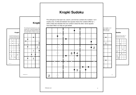 Kropki Sudoku