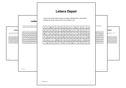 Letters Depair