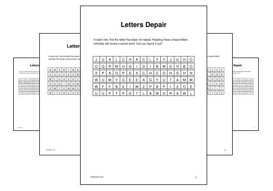 Letters Depair