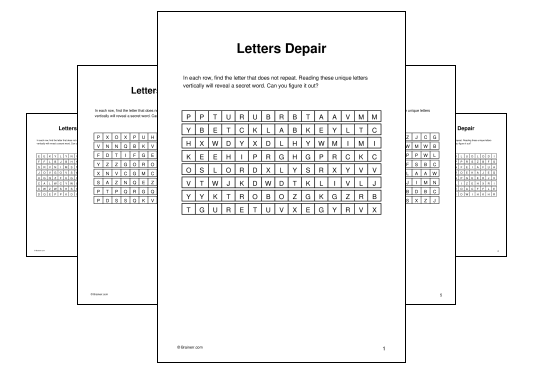 Letters Depair