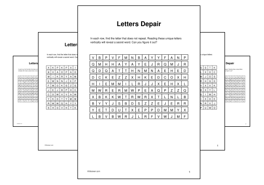 Letters Depair