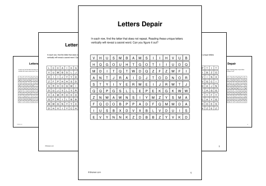 Letters Depair