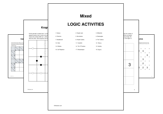 Download (PDF) Mixed Logic Activity for Kids (5 weeks ago) - 21 Pages