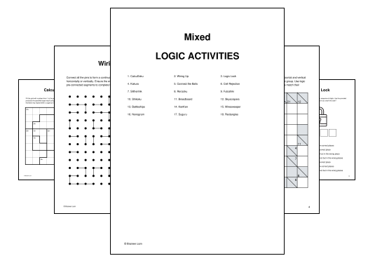 Download (PDF) Mixed Logic Activity for Teens (5 weeks ago) - 21 Pages