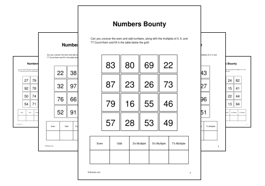 Numbers Bounty