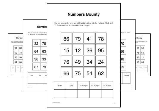 Numbers Bounty