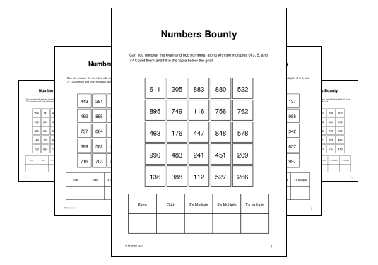 Numbers Bounty