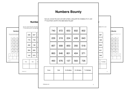 Numbers Bounty