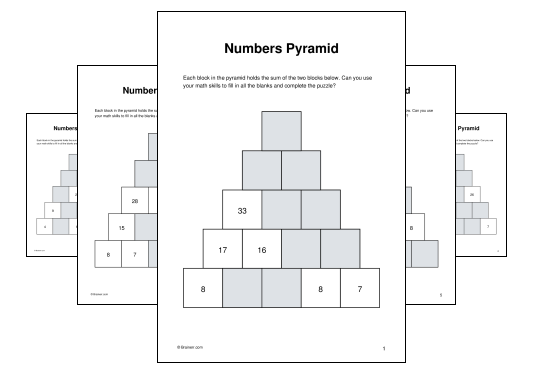 Numbers Pyramid