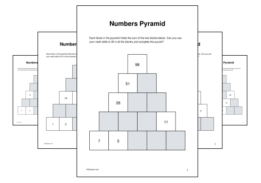 Numbers Pyramid