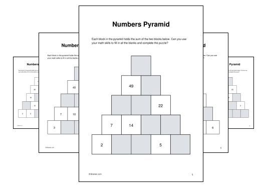 Numbers Pyramid