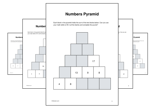 Numbers Pyramid