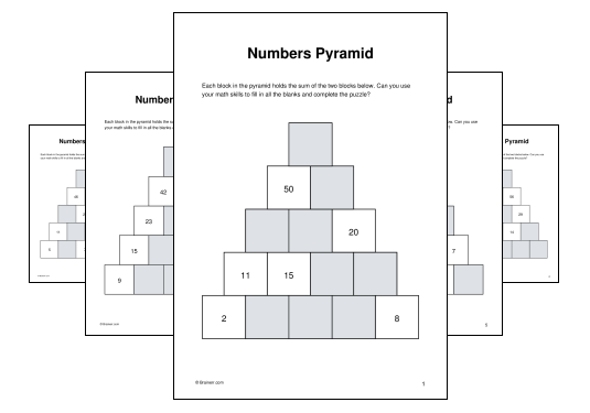 Numbers Pyramid