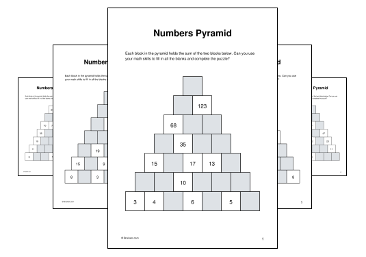 Numbers Pyramid