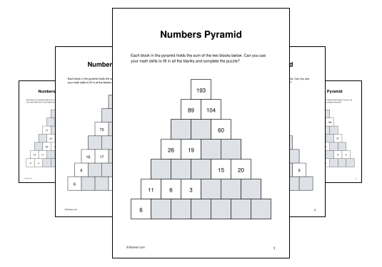 Numbers Pyramid