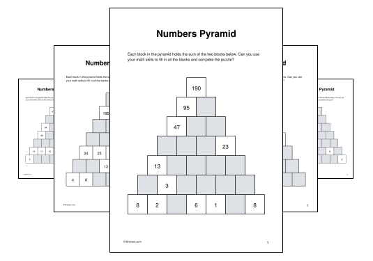 Numbers Pyramid