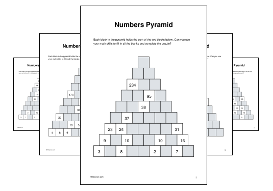 Numbers Pyramid