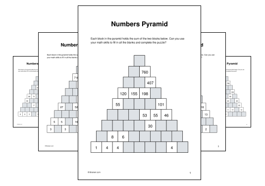 Numbers Pyramid