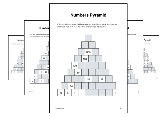 Numbers Pyramid