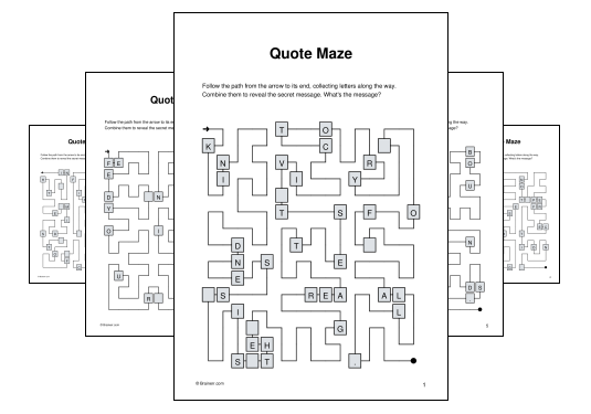 Quote Maze