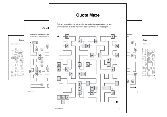 Quote Maze