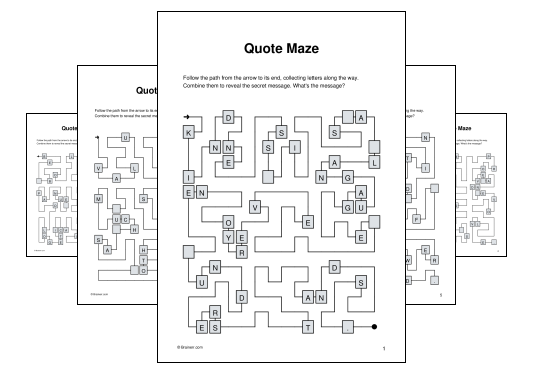 Quote Maze