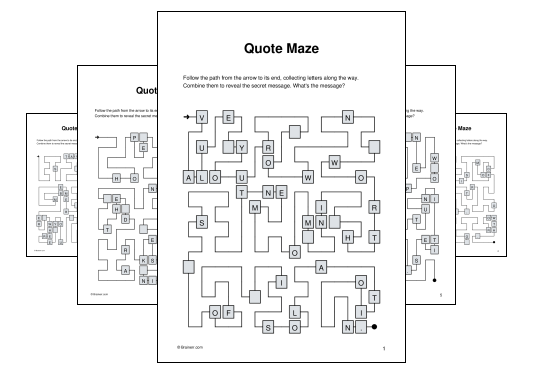 Quote Maze