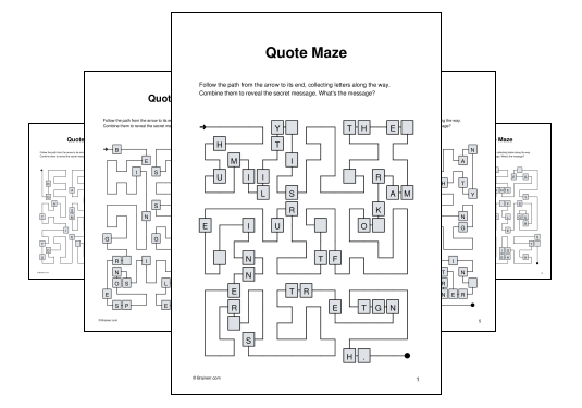 Quote Maze