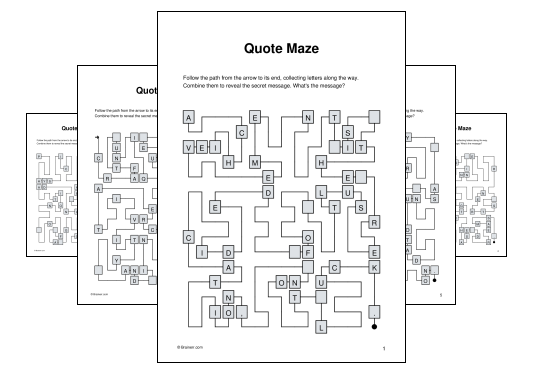 Quote Maze