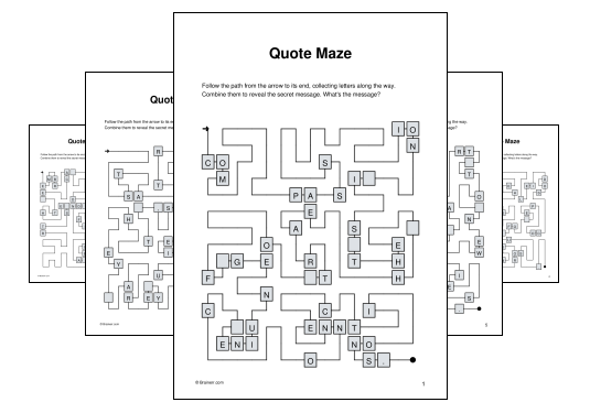 Quote Maze