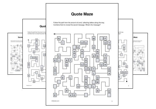 Quote Maze