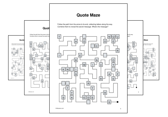 Quote Maze