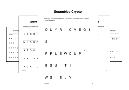 Scrambled Crypto