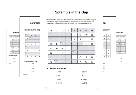 Scramble in the Gap