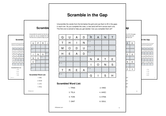 Scramble in the Gap