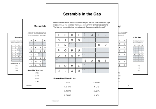 Scramble in the Gap